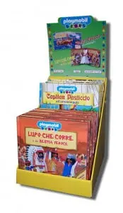Display libri Playmobil