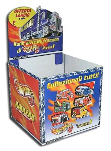 Espositore Mattel Hot Wheels