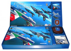 Scatola cartone DeAgostini frecce tricolori