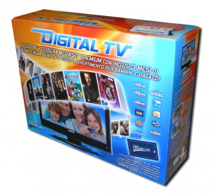 Scatola cartone per Digital TV