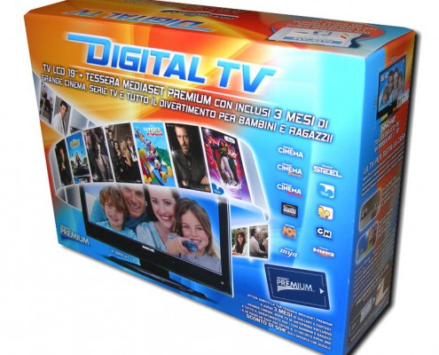 Scatola cartone per Digital TV
