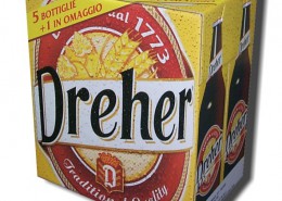 Scatola cartone birra Dreher