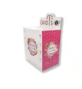 CAFFERODISP18 espositore da banco in cartone caffè roma